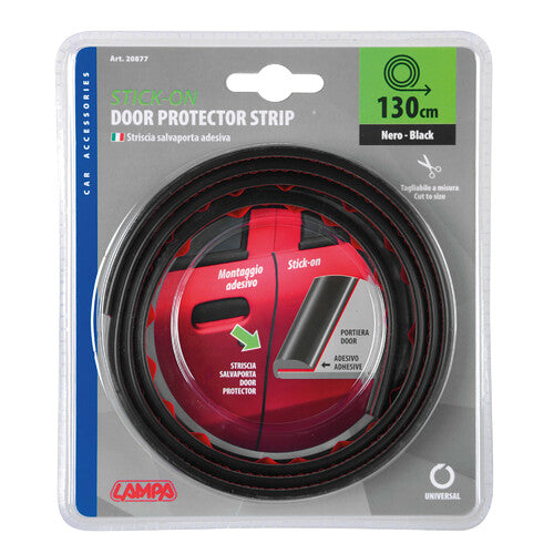 Lampa Adhesive Door Stopper Strip - 130 cm - Black