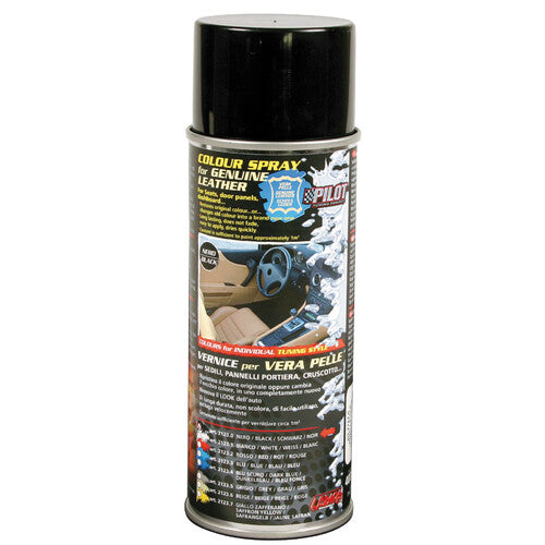 Pintura en aerosol para interiores de cuero Pilot - Negro