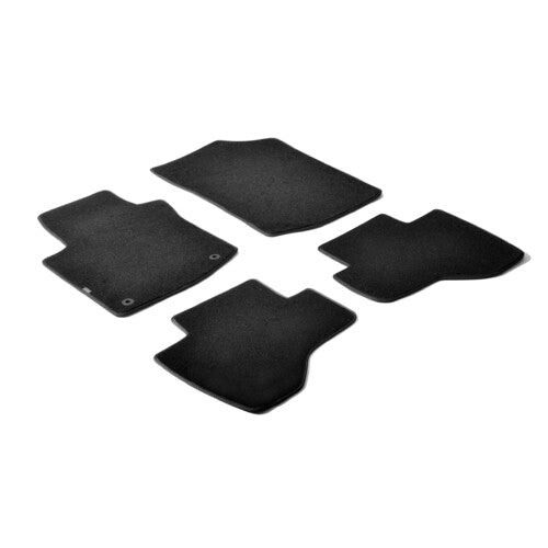 Tappetini moquette Nero Citroen C1 3p 05/05>05/14 2 fix lato guida 23034