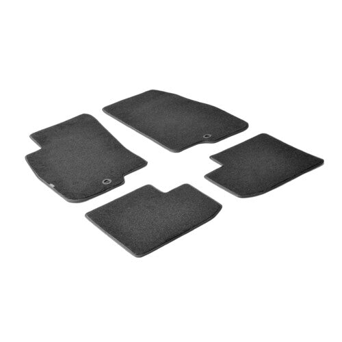 Schwarze Teppichmatten Fiat Grande Punto 3p 09/05&gt;04/12