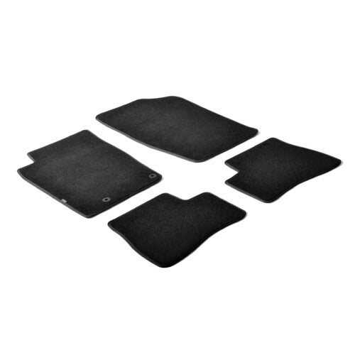 Schwarze Fußmatten für Peugeot 206 3-Sitzer (09/98–02/09) und 206 5-Sitzer (09/98–02/09), Teilenummer 23129