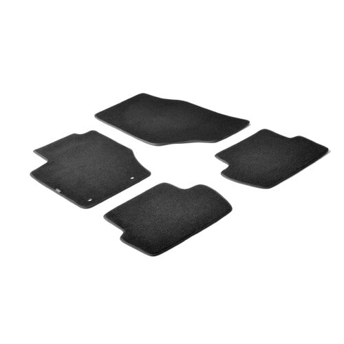 Alfombrillas negras Peugeot 307 3p 06/01>08/07 307 5p 06/01>08/07 solo agujeros 23132