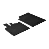 Black carpet mats Smart Fortwo 01/07&gt;10/14 Fortwo Cabrio 01/07&gt;11/15