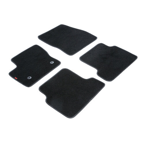 Juego de alfombrillas de alfombra personalizadas para lámpara - Negro - Ford Kuga (03/13-10/16) 23205