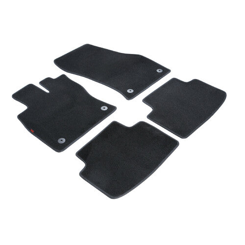 Juego de alfombrillas negras para Volkswagen Golf VII Sportsvan (05/14>08/18) 23235