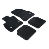 Schwarze Fußmatten für Fiat 500L ab 06/17, 500L Cross ab 06/17, 500L Kombi ab 06/17 (Teilenummer: 23254)