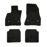Schwarze Fußmatten für Fiat 500L ab 06/17, 500L Cross ab 06/17, 500L Kombi ab 06/17 (Teilenummer: 23254)