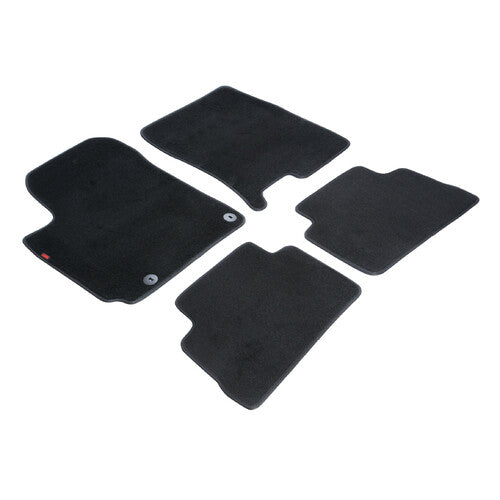 Juego de alfombrillas de moqueta a medida para lámpara - Negro - Hyundai Kona (10/17>) 23255