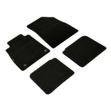 Juego de alfombrillas de alfombra personalizadas para faros delanteros - Negro - Nissan Micra (03/17>) 23293