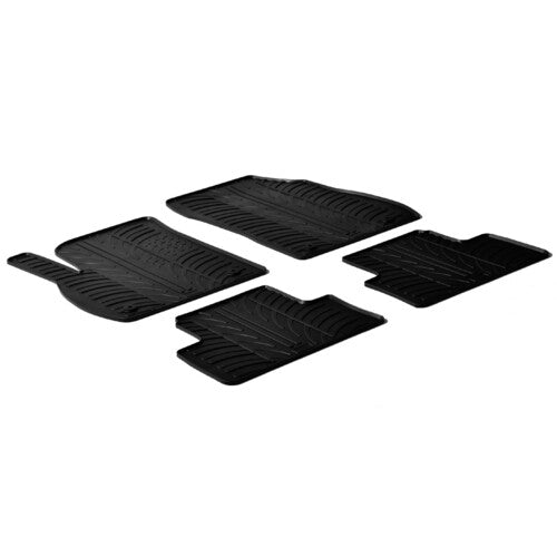 Juego de alfombrillas de goma personalizadas para Opel Zafira Tourer (11/11>12/19) 24329