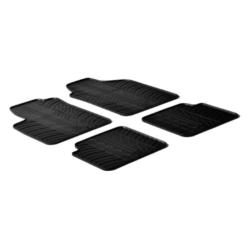 Tappetini gomma Abarth 500 07/08>05/16 500C 06/10>05/16 595 06/16> 24343