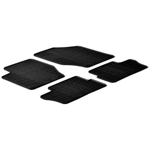 Tappetini gomma Peugeot 307 3p 06/01>08/07 307 5p 06/01>08/07 307 sw 05/02>04/08 24352