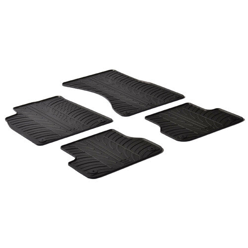 Tappetini gomma Audi A6 4p 04/11>06/18 A6 Allroad 03/12> A6 Avant 09/11>07/18 24375