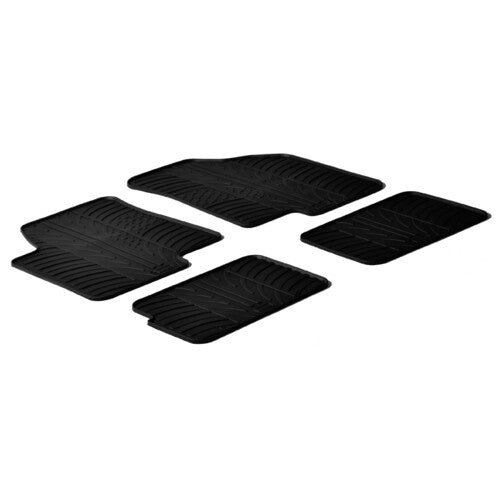Juego de alfombrillas de goma personalizadas para Kia Soul (03/09>12/11) 24395