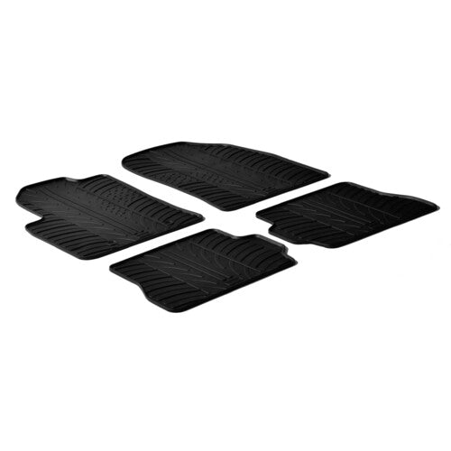 Tappetini gomma Ford Fiesta 3p 11/02>08/08 5p 05/02>08/08 Fusion 08/02>11/12 24405