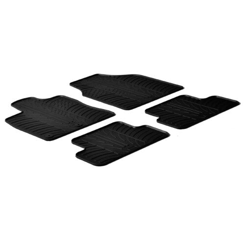 Set tappeti gomma Nissan Qashqai (03/07>01/14) Nissan Qashqai+2 (09/08>01/14) 24410