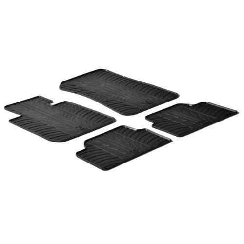 Tappetini gomma Bmw Serie 1 E81 03/07>06/12 Serie 1 E87 09/04>08/11 24431