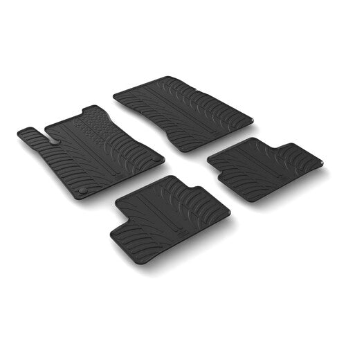 Juego de alfombrillas de goma personalizadas para Mercedes CLA 4p (05/19>) 24557