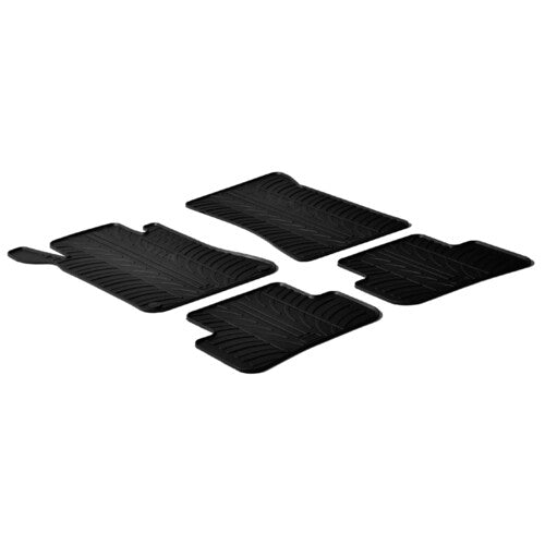 Rubber mats Mercedes C 4p 05/00&gt;01/07 Mercedes C sw 04/01&gt;12/07