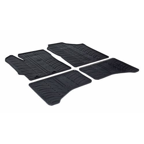 Alfombrillas de goma Toyota Yaris 3p 10/11>12/17 Solo híbrido 5p 10/11>08/20 Híbrido 24578
