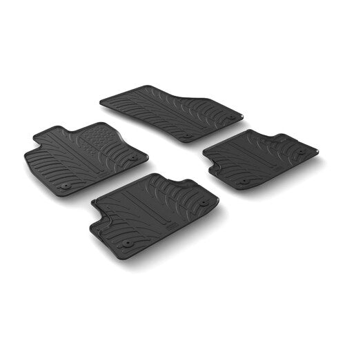 Tappetini gomma Audi A3 3p 09/12>11/19 Cabriolet 03/14>06/20 Sedan 09/13>06/20 24580