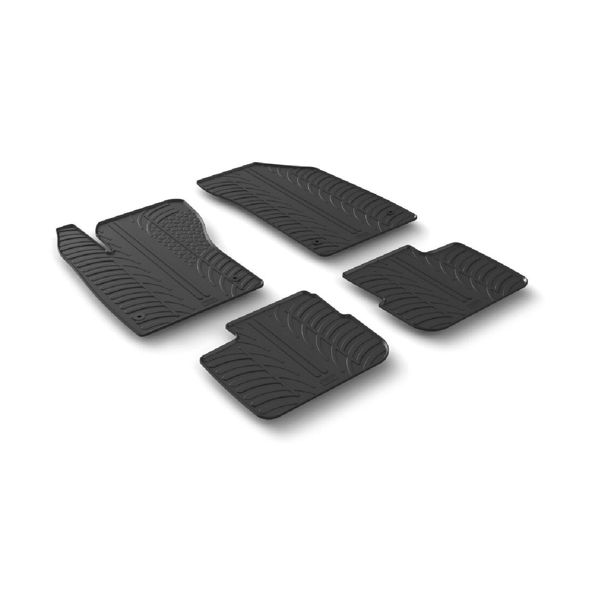 Juego de alfombrillas de goma personalizadas para faros delanteros - Fiat Tipo 4p (12/15>) 24593