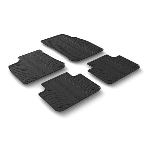 Juego de alfombrillas de goma personalizadas para Volkswagen Touareg (07/18>) automático 24625