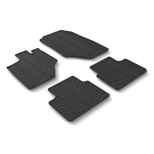 Juego de alfombrillas de goma a medida - compatible con Opel Grandland 5p (11/24>) automático, híbrido - Citroen C5 Aircross (08/25>) Mhev 24690