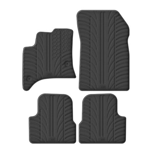Juego de alfombrillas de goma personalizadas - compatible con Alfa Romeo Junior 5p (06/24>) automático, Mhev 24713