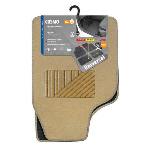Lámpara Cosmo, juego de 4 alfombrillas universales - Beige 25102