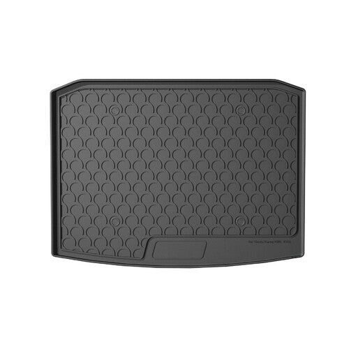Rubber trunk mat for Skoda Karoq (12/17&gt;) 4WD only, low trunk
