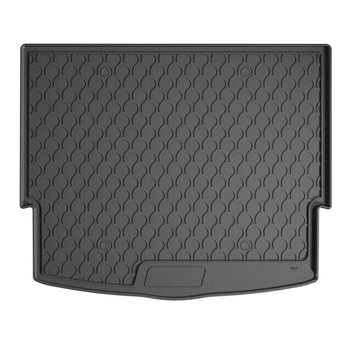Bandeja de maletero de caucho sintético a medida - compatible con maletero alto Nissan X-Trail (10/22>), con rueda de repuesto 25585