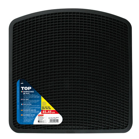 Lampa Top, tappetino in pvc - Nero