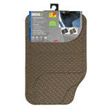 Par de alfombrillas delanteras universales Lampa Drena 2 - Beige 26509