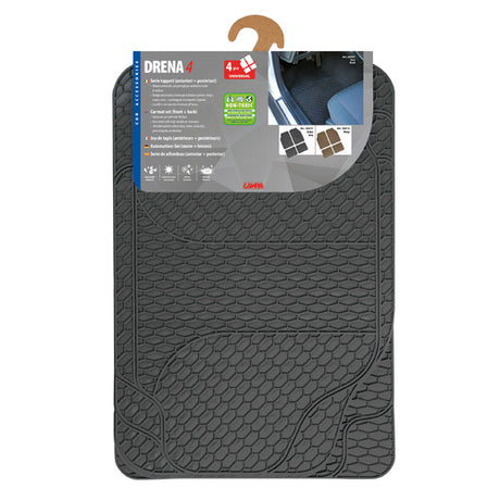 Lampa Drena 4, serie tappeti universali 4 pezzi - Grigio