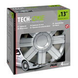 Pilot Copricerchi auto 4 pz - verniciati Tech-One Sportive -  13"
