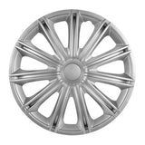 Lampa Radkappen, 4 Stück – Tech-One Schwarz lackiert – 14 Zoll