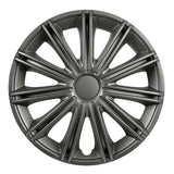 Lampa Copricerchi auto 4 pz - verniciati Tech-One Nero Dark -  13"