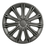 Lampa Radkappen, 4 Stück – Tech-One Dunkelschwarz lackiert – 14 Zoll