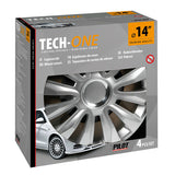 Lampa 4-teilige Radkappen - Lackiert Tech-One Avalone Pro - 14"