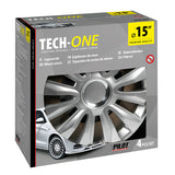 Cubreruedas Lampa para coche (4 unidades) - Tech-One Avalone Pro pintado - 15" 31522