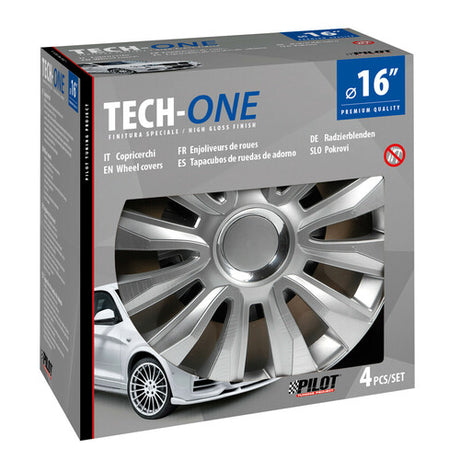 Lampa 4-teilige Radkappen - Lackiert Tech-One Avalone Pro - 16"