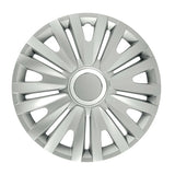 Pilot Copricerchi auto 4 pz - verniciati Tech-One Royal Silver -  14"