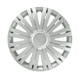 Pilot Copricerchi auto 4 pz - verniciati Tech-One Active Silver -  13"