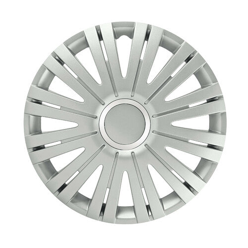 Pilot 4-teilige Radkappen – Lackiert in Tech-One Active Silver – 16 Zoll