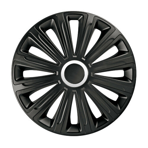 Pilot Copricerchi auto 4 pz - verniciati Tech-One Trend Black -  14"