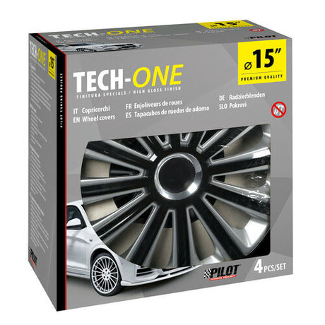 Pilot Copricerchi auto 4 pz - verniciati Tech-One Trend DC RC -  15"