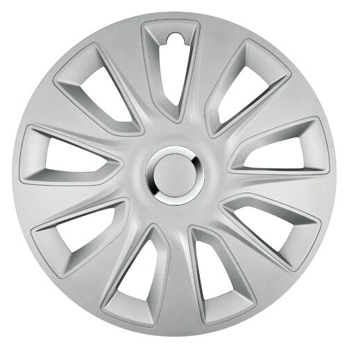 Pilot 4-Piece Wheel Covers - Painted Tech-One Stratos RC Silver - 13"