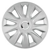 Pilot 4-Piece Wheel Covers - Painted Tech-One Stratos RC Silver - 13"