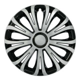 Pilot Copricerchi auto 4 pz - verniciati Tech-One Avera Silver & Black -  16"